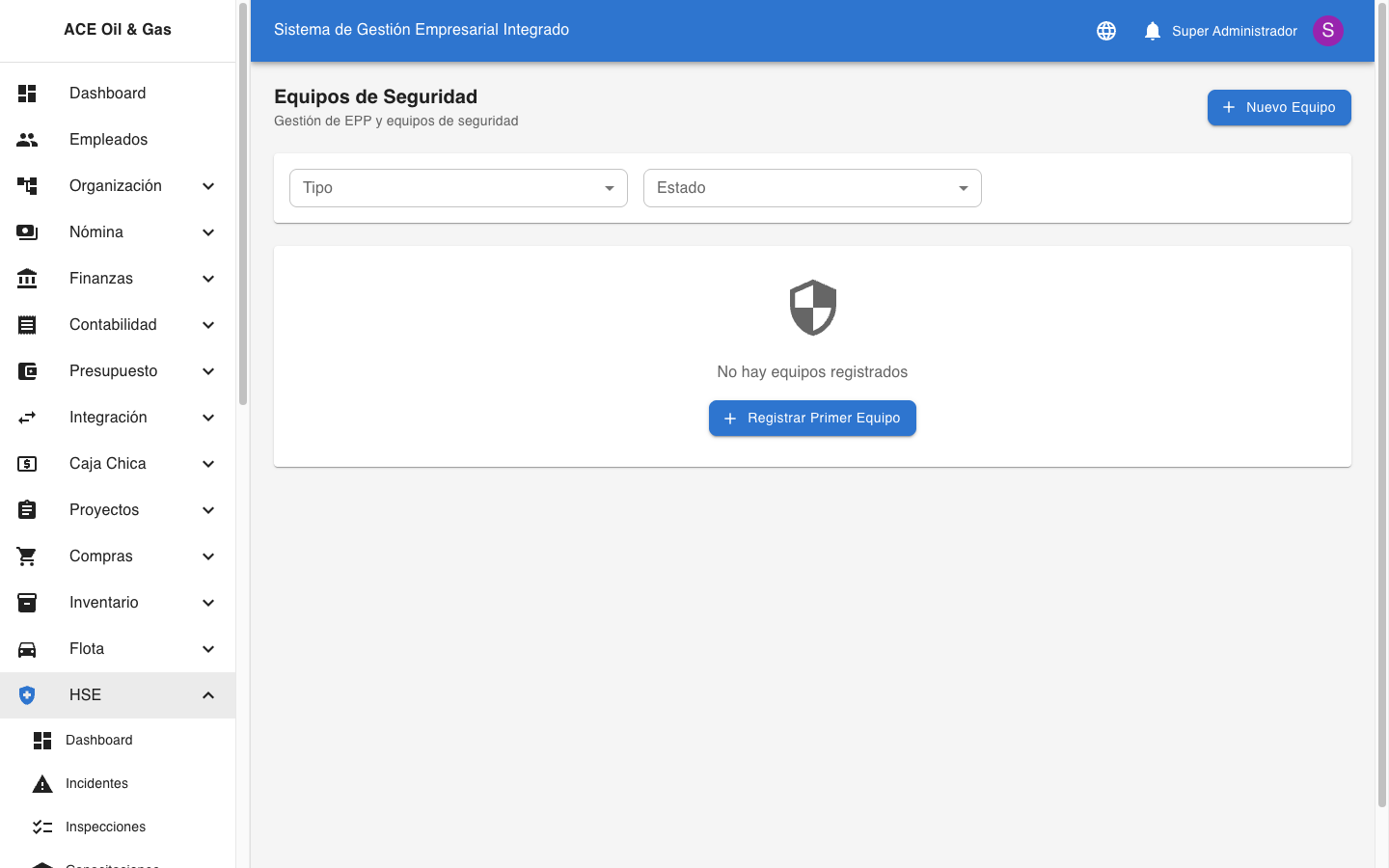 Equipos de Seguridad